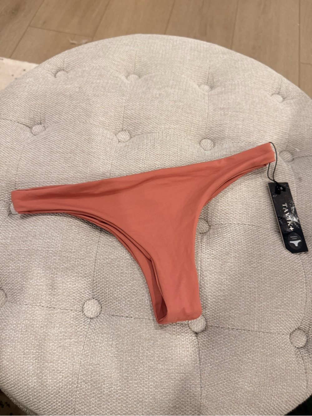 Tavik Clay-Tone High-Cut Bikini Bottom - Rust